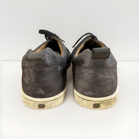 Born Allegheny Men's Sneakers Shoes Size 11.5 Gray Leather Lace Up Low Casual - Picture 2 of 8